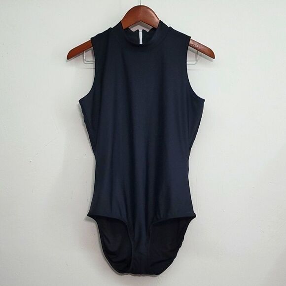 Cover Black One Piece Swimsuit Size Large - Picture 2 of 4